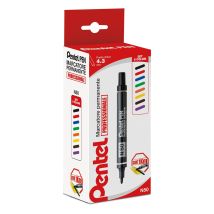 Pentel N50 Marcatore Permanente Punta Conica 8 Pz Colori Assortiti Fusto Metallo