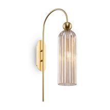 Lámpara De Pared Dorada Con Pantalla De Cristal Antic Maytoni Mod302wl-01cg