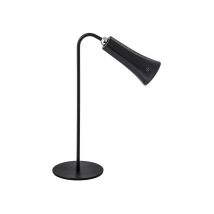 Lampada Led Ricaricabile Da Tavolo Alice Nero - 12 Pezzi