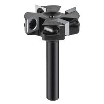 Ccykxa 8mm Shank Diameter Surface Finishing Bit, 40mm Cutting Diameter Router Bit, Cnc Router Bit With 4 Inserts, Planing Bit, Wood Cutter, Wood 