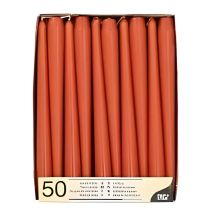Papstar 50 Candele Ø 2,2 Cm · 25 Cm Ruggine