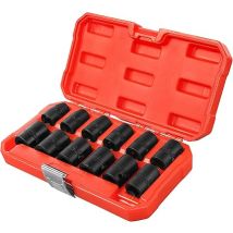 Maxpower 12-teiliges Steckschlüssel-set, 10 Mm–21 Mm, 1/2 Zoll Steckschlüsseleinsätze