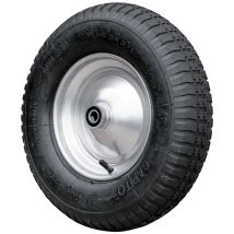 Luftrad 400/100 Kugellager Ø 17 Mm Mit Schraubachse
