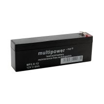 Batteria Mp2.6-12 12v 2.6ah Multipower 178x34x66mm