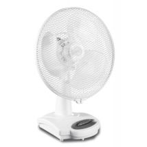 CasaFan Greyhound TV 36-SL – Ventilatore da Tavolo – 35W, 3 Velocità, Oscillazione 85°, Plastica Antiurto