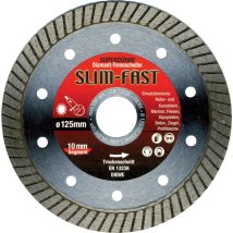 Diewe – Disco diamantato Slimfast 125x1,2 mm – Taglio preciso per ceramiche, granito e marmo