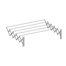 Tendedero de colgar extensible de aluminio anodizado – Capacidad de 7 m – 5 barras – Dimensiones 140 x 23 x 71 cm