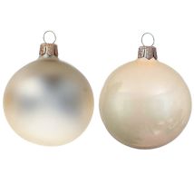 Box 4 Palline Natale 10cm Lucide e Opache – Decorazioni Eleganti per Eventi Speciali – KAEMINGK BV