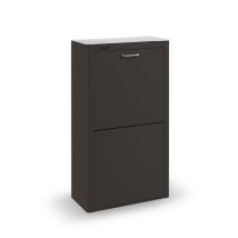 Don Hierro - Contenedor Basura Ecologico Metalico 4 Departamentos Negro