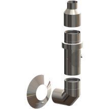 Mhg - Atec Basis-set Ironpoly F. Aw-instal. Edelstahl Blank Dn 80/125