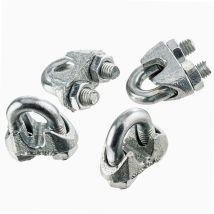 Corderies Tournonaises - Kabelhalter 4mm Verzinkter Stahl 4 Stück