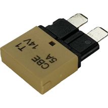 Hansor Cbe1-0514 Interruttore Automatico Fusibile Piatto Standard 5 A Marrone Chiaro 1 Pz.