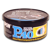 U-POL – Mastic fibre de verre ISOPON P40 – Réparation professionnelle pour fissures et rouille – 100% polyester