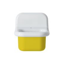 Lavabo Retro De Cerámica De 35 Cm - True Colors Lite - Amarillo Limón
