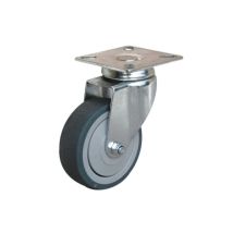 Rueda Uniroll Platina 65x65mm Pivotante Diámetro 75mm Altura 102mm