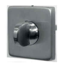 Maxoutil - Paar Quadratische Rosetten Edelstahl 304 53 X 53 Mm - Wc-schlüssel - 654