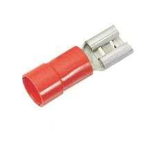 Lappkabel - Lapp 63101020 Flachsteckhülse Steckbreite: 2.8 Mm Steckdicke: 0.5 Mm 180 ° Teilisoliert Rot 100 St.