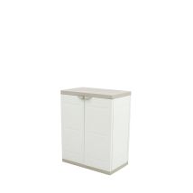 Medio Armario 70 Cm Titanium Plastiken Beige