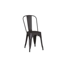 Silla metal 801 negra – apilable – estilo envejecido – 35 x 49 x 86 cm – 4,5 kg