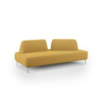 Newton Sofá Modular Con Respaldos Removibles 167 Cm Amarillo