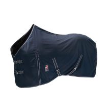 125 Cm, Blu: Couverture Doublée De Coton Avec Tissu Extérieur En Polyester Durable Avec Fentes Latérales Et Sangles Élastiques