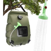 Age Sac De Douche Solaire, 20l Sac De Douche Portable De Camping Chauffage Solaire, Douche Solaire De Voyage Avec Interrupteur Marche/arrêt Tuyau Et 