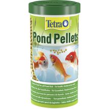 Tetra Pond Pellets 1 L – Hauptfutter für Teichfische – Rohprotein 28,0% – Rohöle 3,5% – Hochverdaulich – Biologisch ausgewogene Ernährung