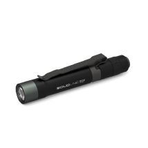 Solidline LED Taschenlampe ST2 – 120 Lumen – IP54 – 1,6 x 9,8 cm – Schwarz