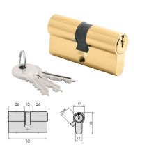 Cvl 5982 Cilindro 26x26/ottone Lucido Camma Lunga
