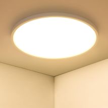 Goeco Modern Led Ceiling Light 36w, Ultra-thin 40cm Bedroom Ceiling Light, Round Ceiling Light Fixture For Bedroom Living Room Bathroom Kitchen 