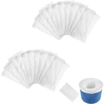 20 Pièces De Chaussettes Pour Skimmer, Filtre Pour Skimmer, Chaussettes Filtrantes Pour Économiseur De Piscine, Filet Pour Skimmer, Chaussette Pour 