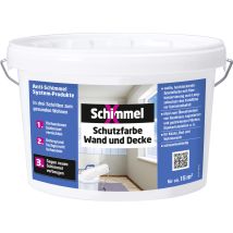 Schimmel-x Schutzfarbe Wand Und Decke 2,5 L Weiß Schimmelentferner