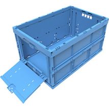 Walther - Caja Plegable De Polipropileno Capacidad 65 L Cerrado Con