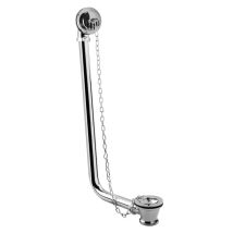 Bayswater Exposed Bath Waste With Grilled Overflow - Chrome
