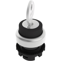 Pizzato Schlüsselschalter E21 SC2 DVA19 AA Schwarz 1 x 90° IP67 Ø 29,6 mm Temperaturbereich -25 °C bis +80 °C