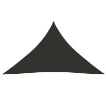 Toldo De Vela Triangular De Tela Oxford Gris Antracita 2,5x2,5x3,5 M