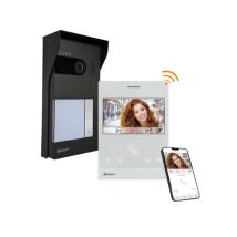 Soul Video-gegensprechanlage-set Für 1 Anruf Mit Schwarzem Wlan-monitor - Evicom - Gs5110/art4w/l
