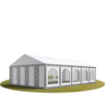 5x10 Mtendone Per Feste Premium Pvc Grigio-bianco 100% Impermeabile Gazebo Da Giardino Tendone Da Esterno Tenda Party