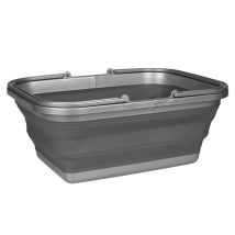 Barreño Plegable Para Fregar 16 Litros - Gris