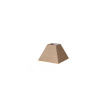 Piramide Divos Paralume E27 Marrone 15dx8dx11h Saco-juta