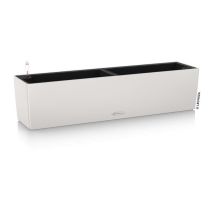 Jardinera De Balcón Lechuza Balconera Color 80 Rectangular Autorriego 12 L Gris Claro