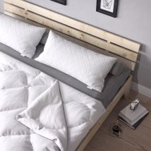 Vitalispa - Cuscino Per La Testa , Bianco, 40 X 80 Cm Set Di 2
