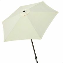 Aktive Sonnenschirm Aluminium Beige 270 Cm Durchmesser