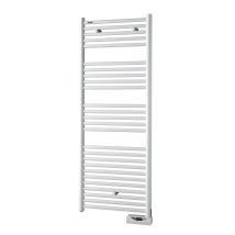 Acova Elektrische Handtuchheizung Atoll Spa Weiß 750 kW – Durchmesser runde Elemente 23 mm – Durchmesser vertikaler Verteiler 38 mm – 