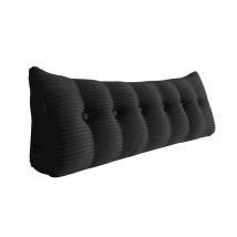 Vercart - Großes Bettruhe Keilkissen, Lang Lesekissen, Dekoratives Kopfteilkissen, Dreieckiges Rückenkissen, Loungekissen Für Tagesbett Oder Couch, 