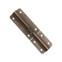 Cerradura transversal redonda Br 36X 80 216 Al – Acero bronceado – Ancho 36mm