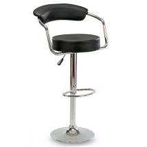 Vigo Barhocker – höhenverstellbar – 360° Drehfunktion – Kunstleder – verchromte Basis – ergonomisch – modernes Design