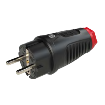 Pce 16a 3p 230v Ip54 Enchufe Recto De Goma