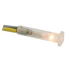 Lampada Di Controllo Da Pannello Quadrato 7 X 7mm 12v Cristallo