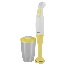 Batidora de inmersión 100 W – Mango ergonómico – Grupo de cuchillas extraíbles – Vaso graduado 500 ml